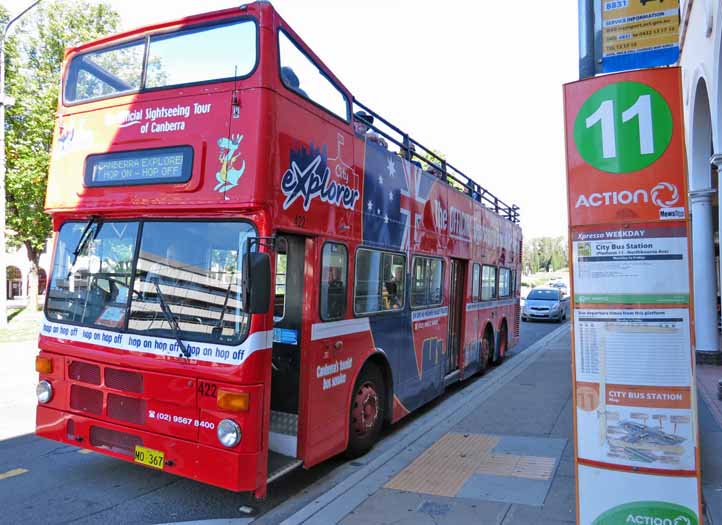 p2014/Canberra Explorer MCW Super Metrobus 422